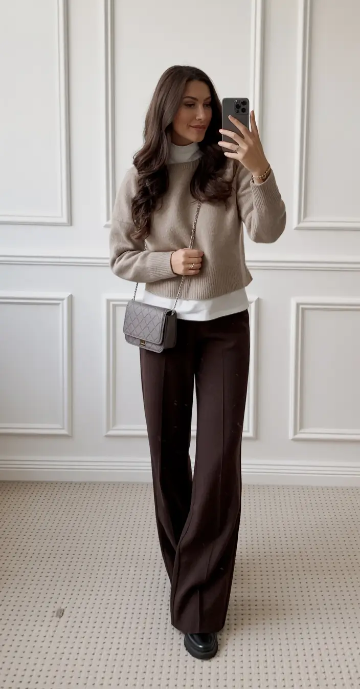 outfits ideas november 2025 Layered Elegance With a Modern Twist