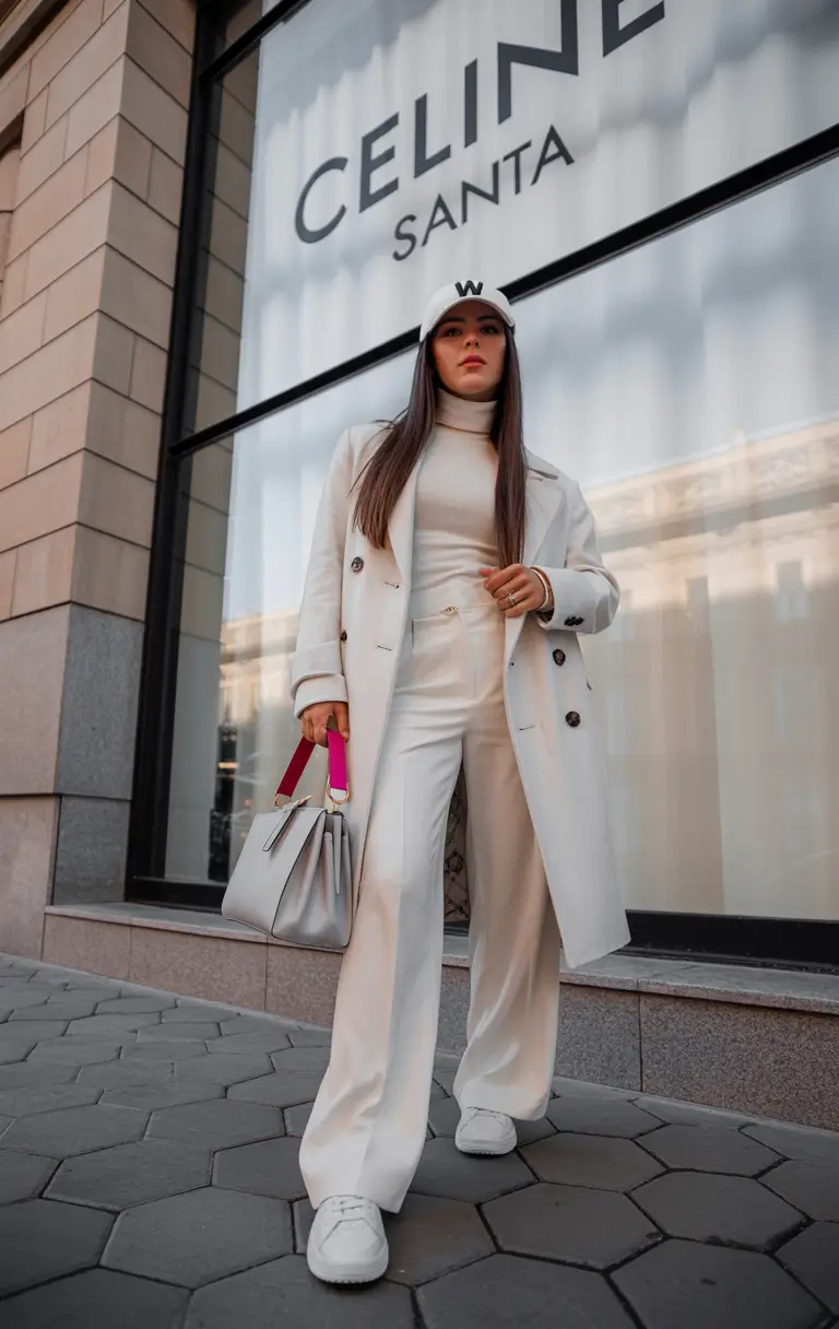 outfits ideas november 2025 All-White Power Dressing