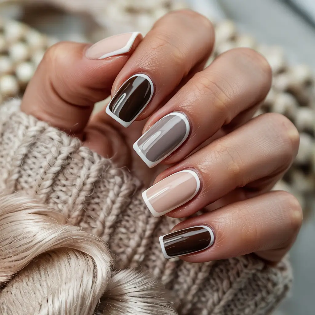 fall nail colors shades Modern Neutral Frames