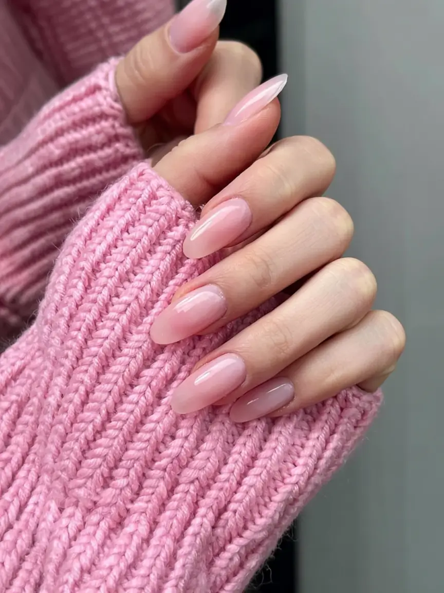 fall nail colors shades Classic Sheer Almond