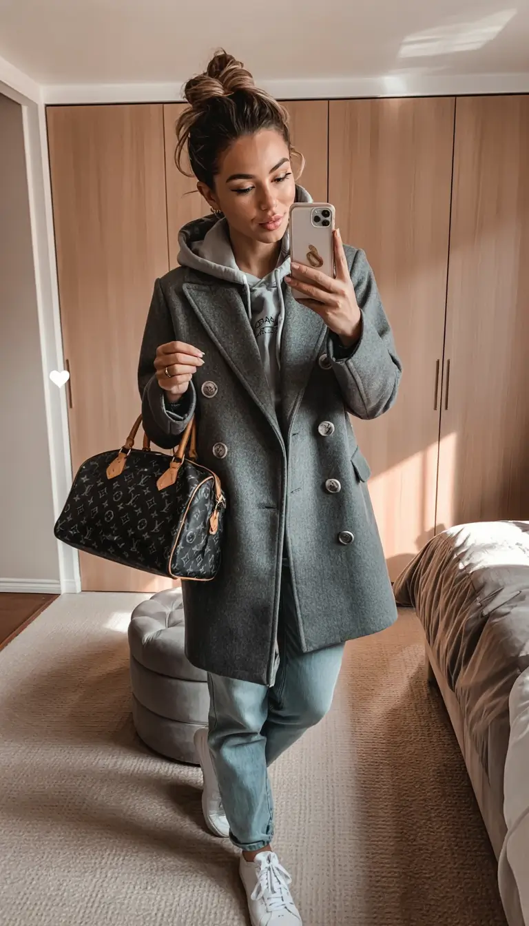 nyc winter outfits street style 2025 Tailored Meets Relaxed