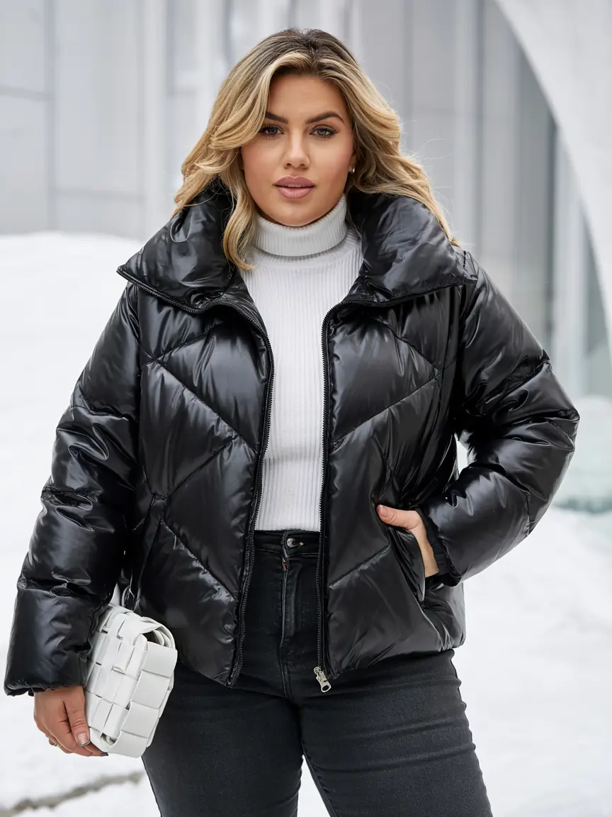 winter capsule wardrobe 2025 Chic Minimalism in Black Shine