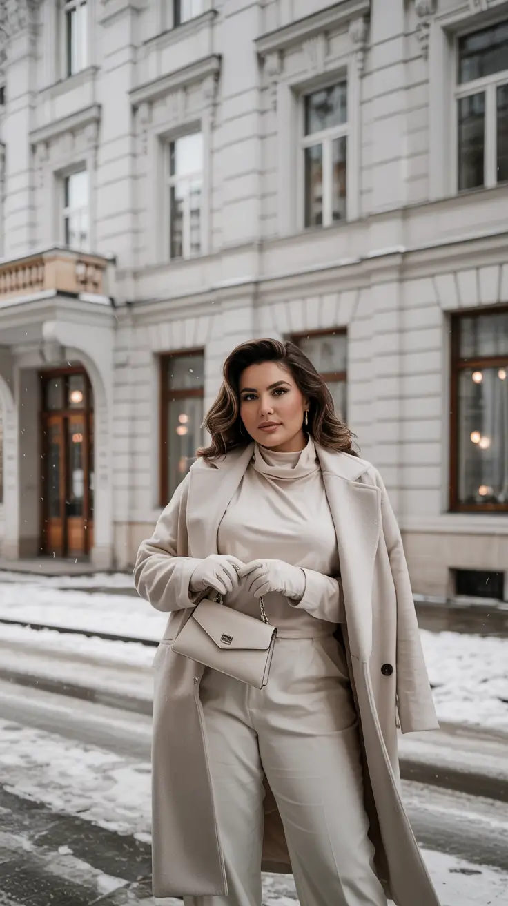 winter capsule wardrobe 2025 Monochrome Elegance for the City