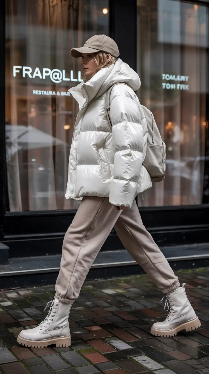 trendy winter outfits 2025 neutral street style