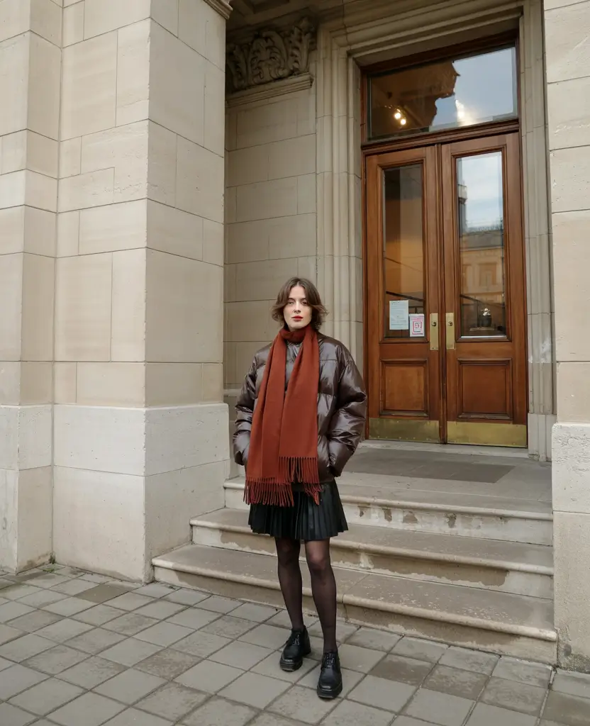 trendy winter outfits 2025 Dark Romance with a Twist