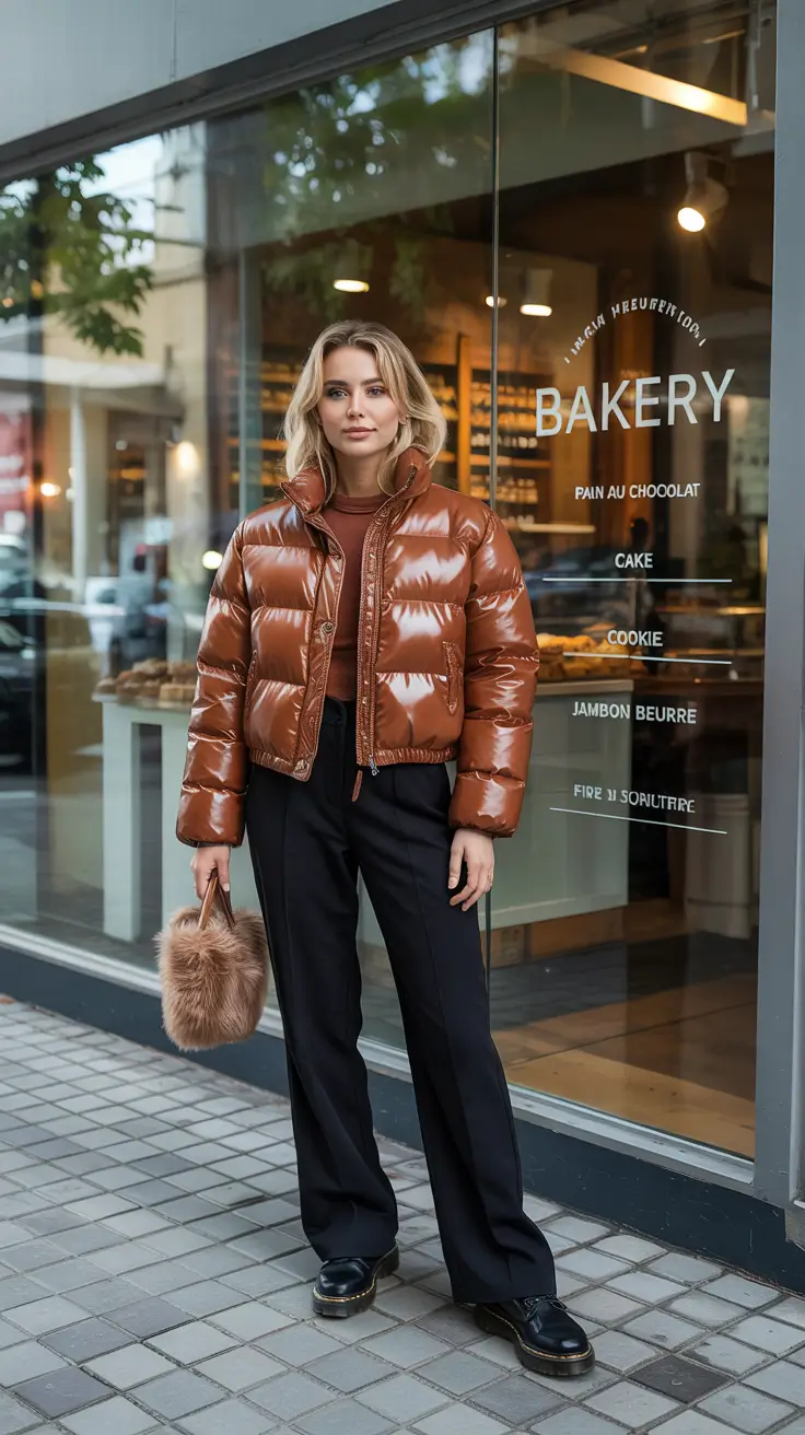 winter fashion inspo Caramel Gloss and Tailored Calm