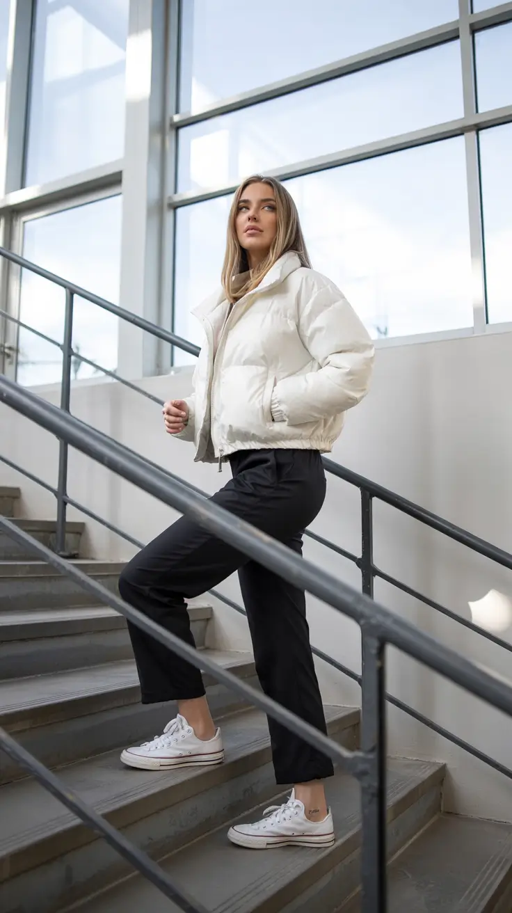 winter fashion inspo Bright White Freshness