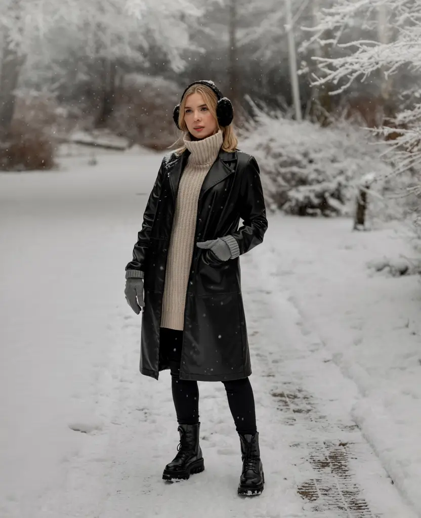 winter outfits inspiration cold Snow-Ready Cozy Elegance