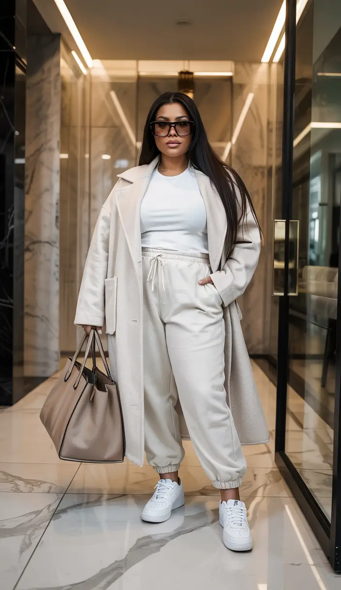 plus size winter outfits classy Minimalist Luxe in Cream