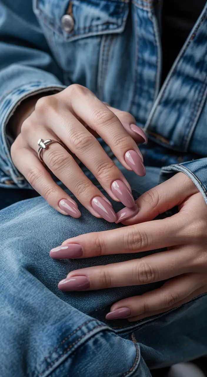 winter-nails-colors-Mauve-Almond-Elegance