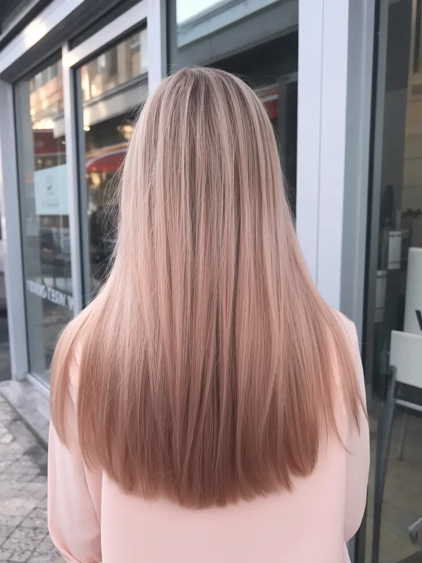 Blonde Hair Color Ideas Winter 2025-2026 Strawberry Beige Glow