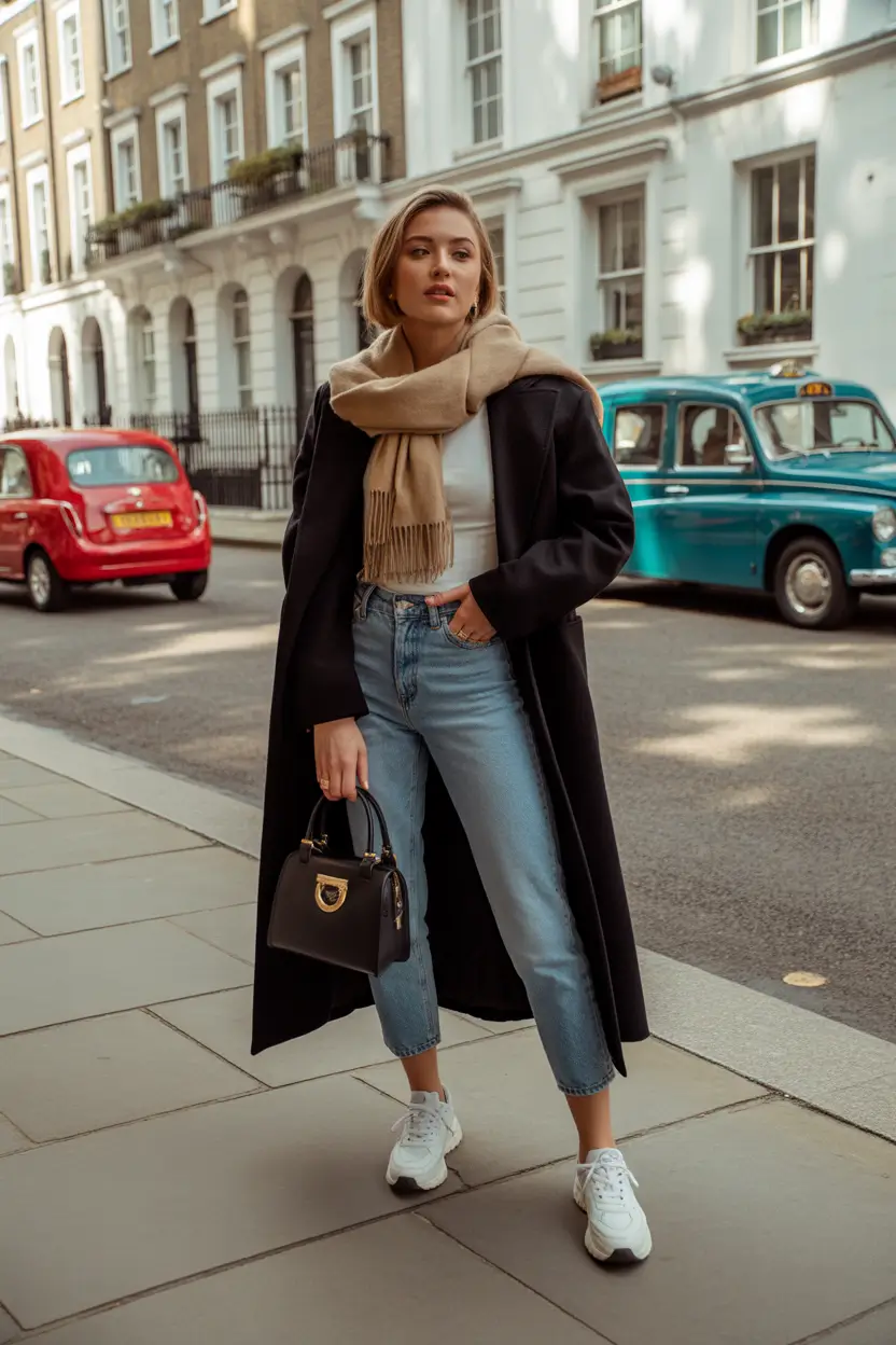 early winter outfits Minimalist City Layers