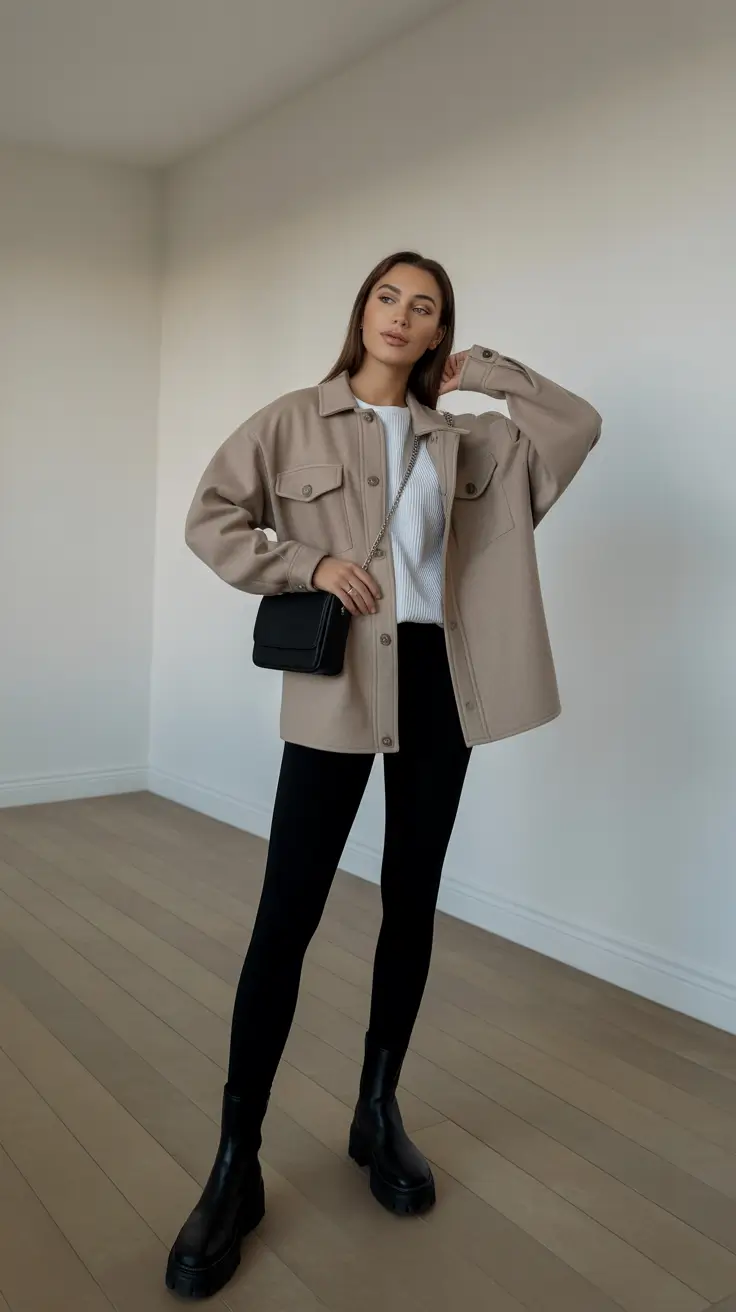 early winter outfits Soft Utility Layers