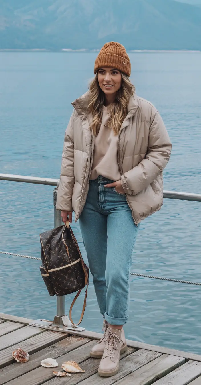 early winter outfits Outdoor Adventure Meets City Chic