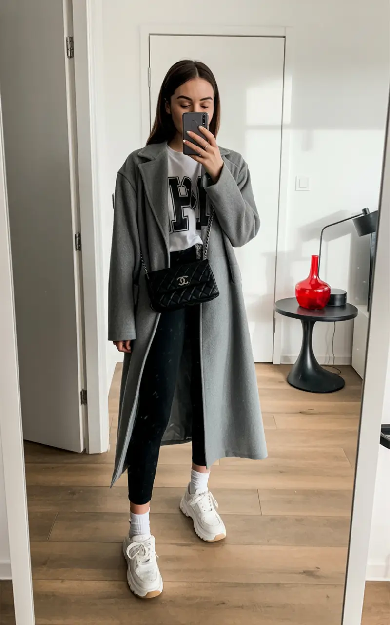 early winter outfits Sporty Street Edge