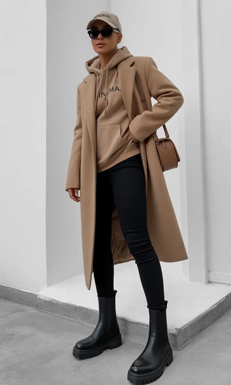 early winter outfits Sporty Neutral Power