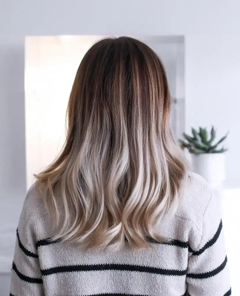 fall and winter hair color ideas Smoky Blonde Melt