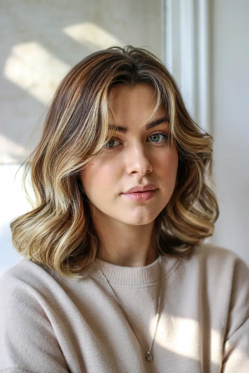 fall haircuts 2025 medium Golden Blonde Medium Cut with Layers