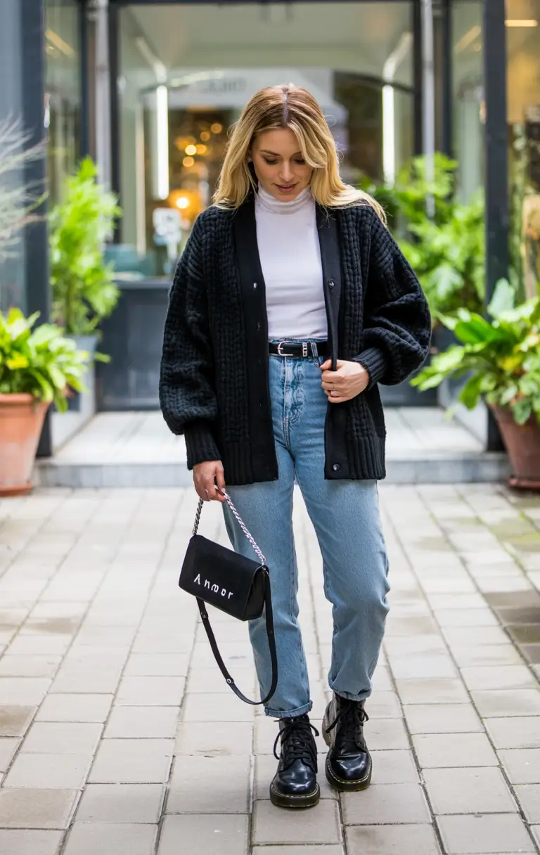 fall winter outfits 2025 Casual Cool with Denim