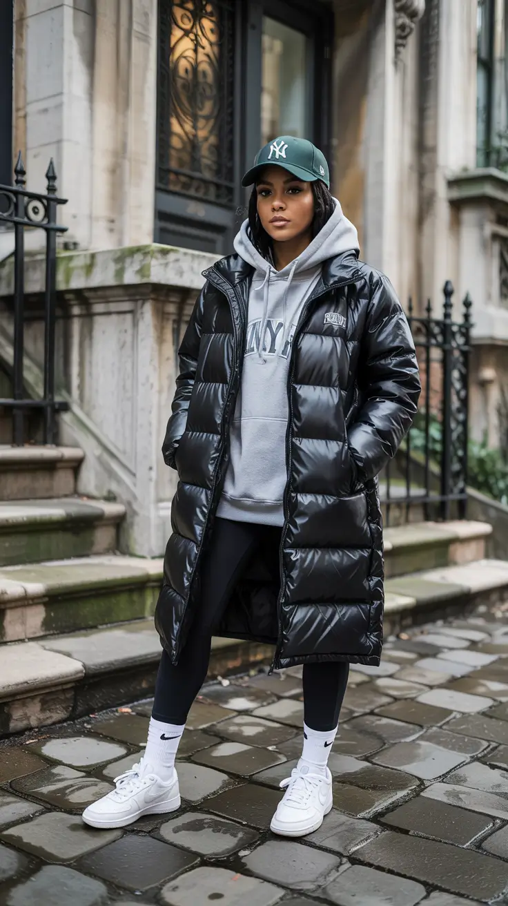 winter outfits blackgirl Sporty Luxe Energy