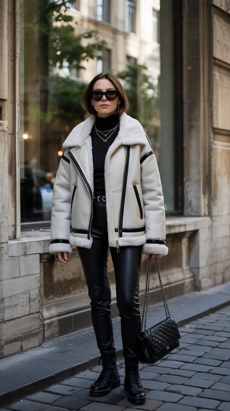 winter-outfits-cold-shearling-power