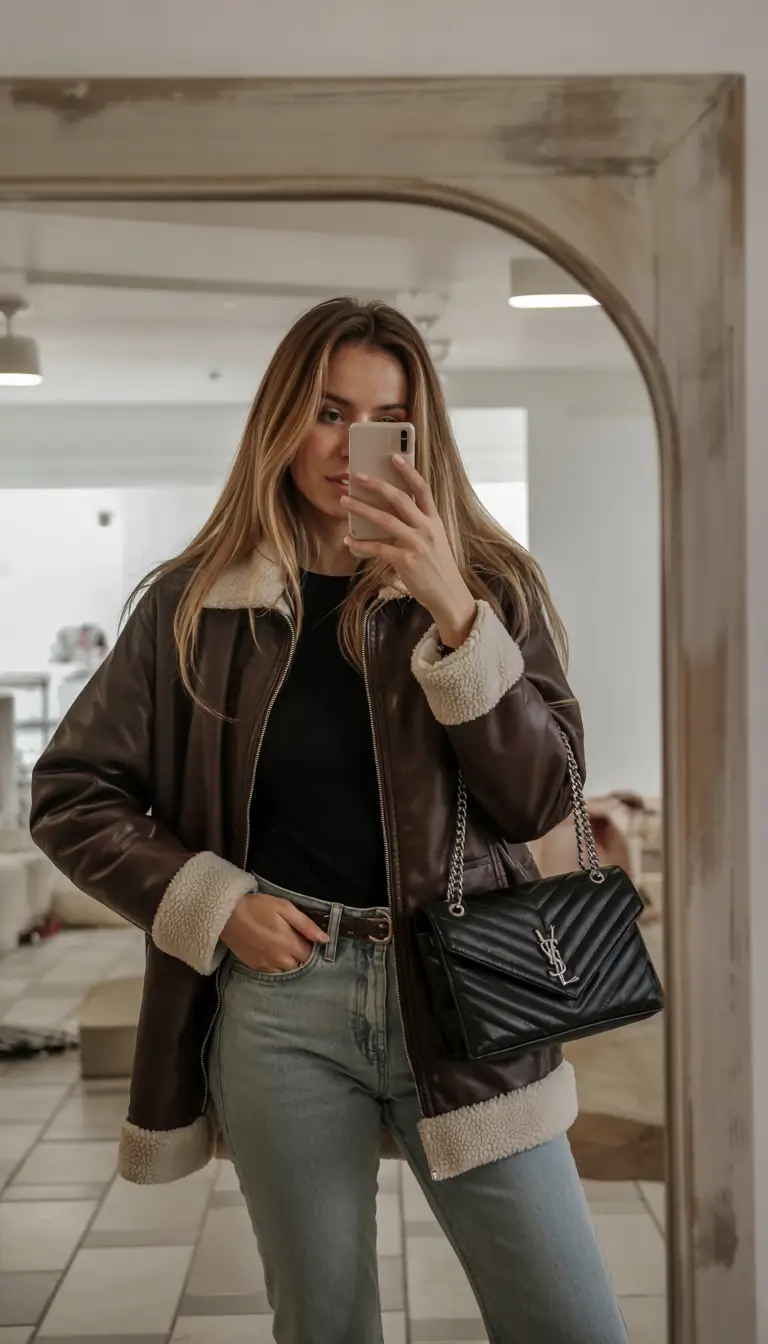 winter-outfits-aesthetic-shearling-minimal