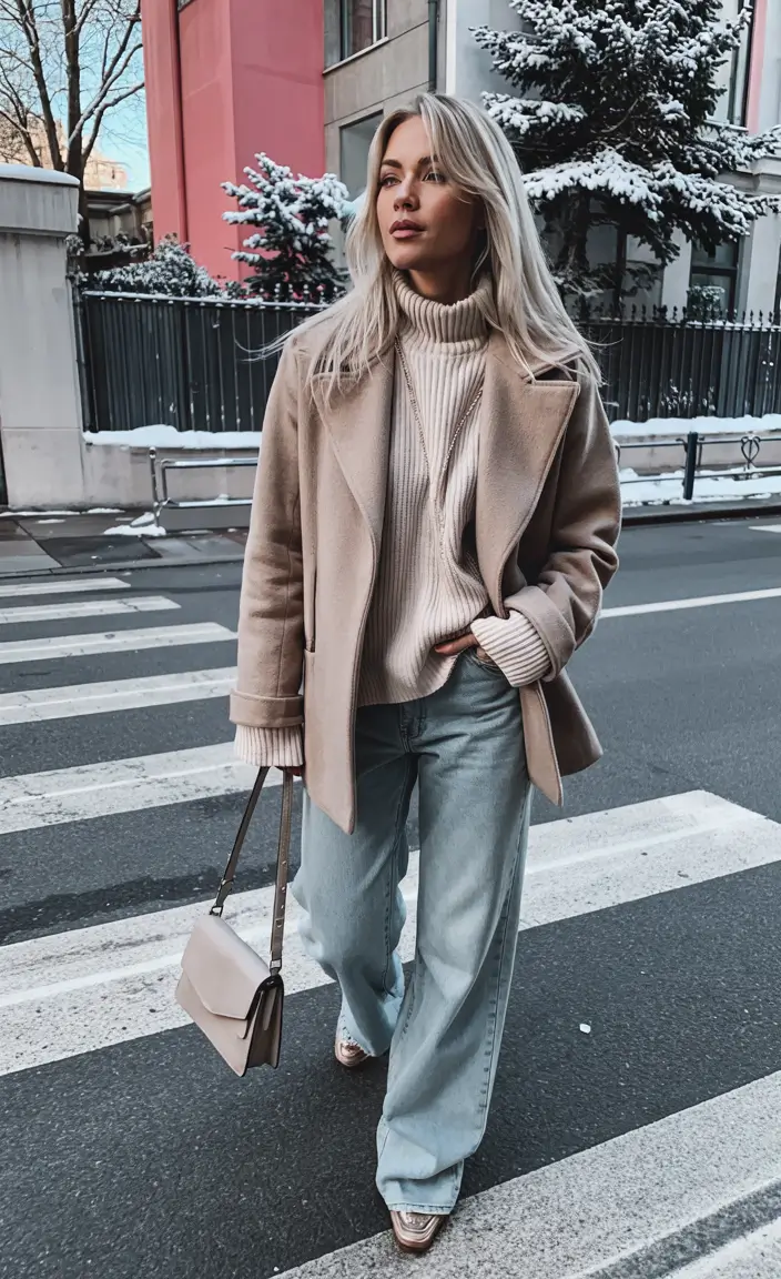 winter fashion outfits dressy classy Snow Day Neutrals