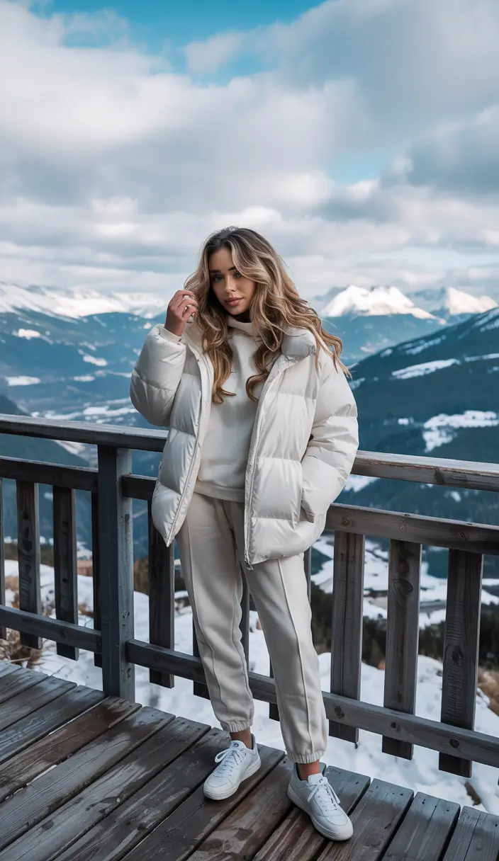 winter fashion outfits casual Alpine White Comfort