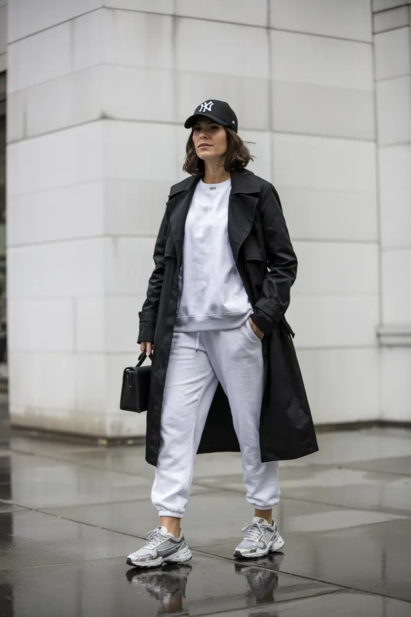 winter fashion outfits casual Sporty Noir Layers