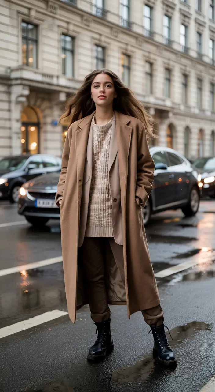 winter fashion outfits for work Urban Camel Elegance