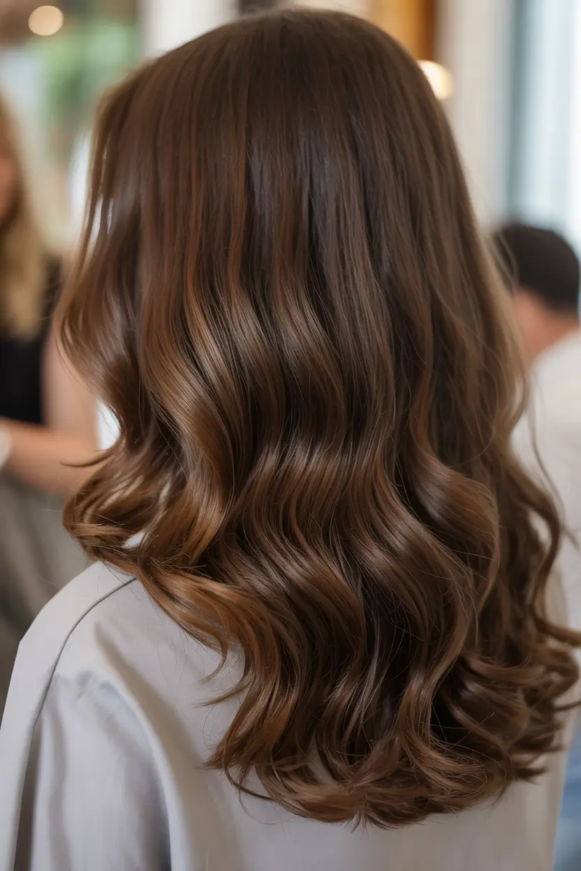winter hair colors 2025 Classic Walnut Brown