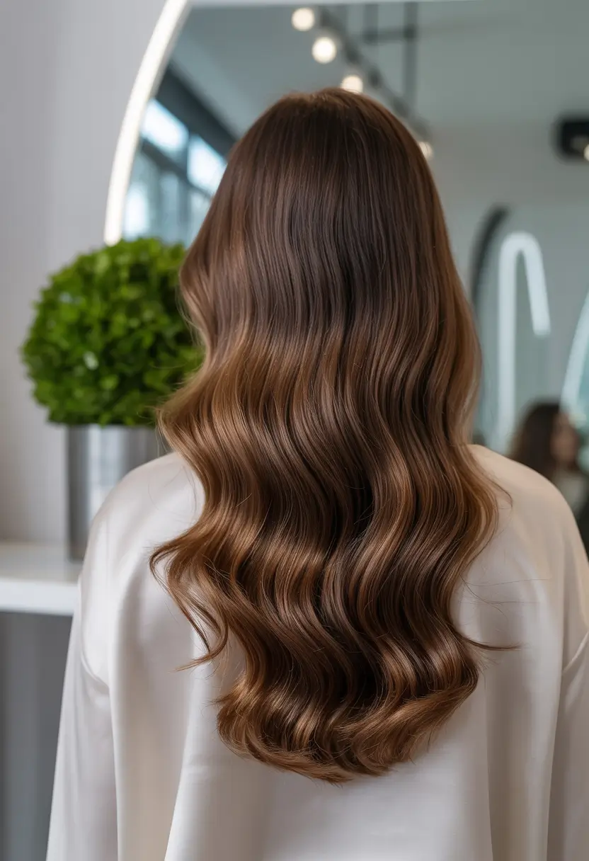Glossy Chestnut Waves H2