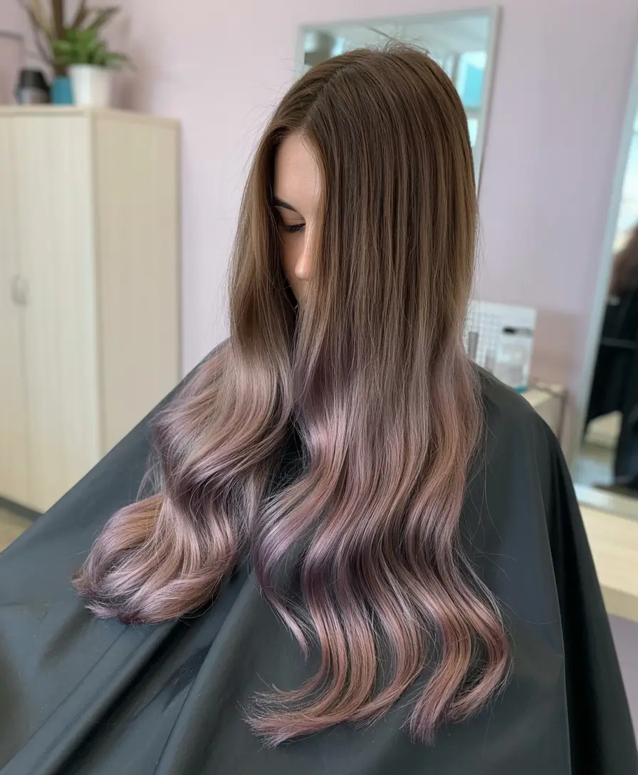 Muted Mauve Ombre H2
