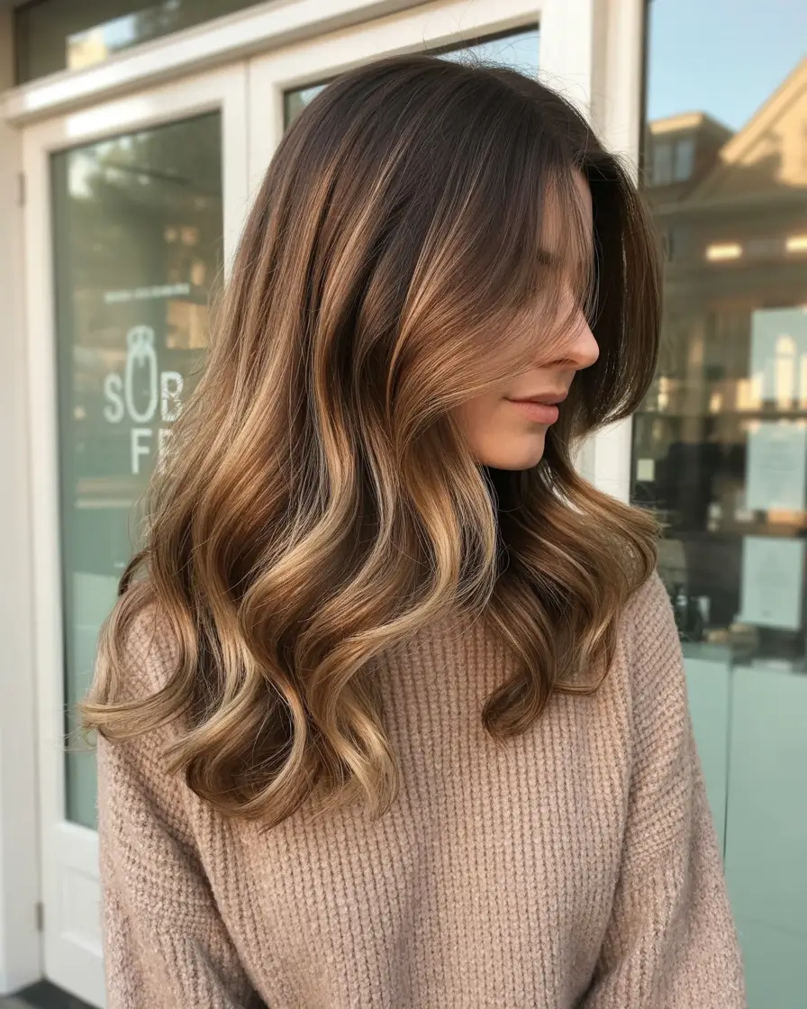 auburn brunette hair colors Caramel Auburn Dimension