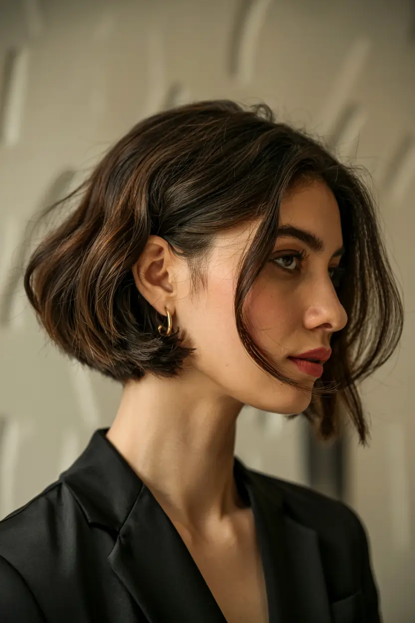 winter-hair-color-short-bob-haircuts-brown-structured
