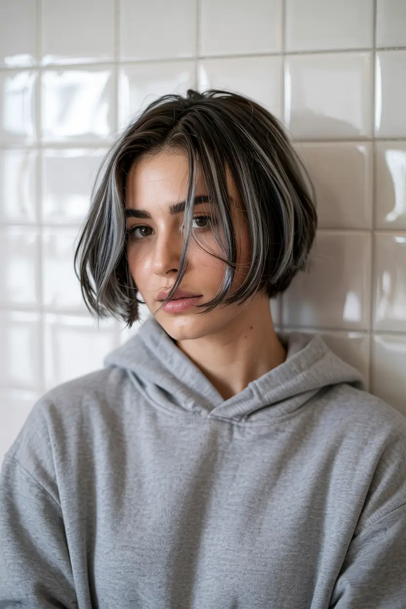 winter-hair-color-short-bob-haircuts-ash-gray