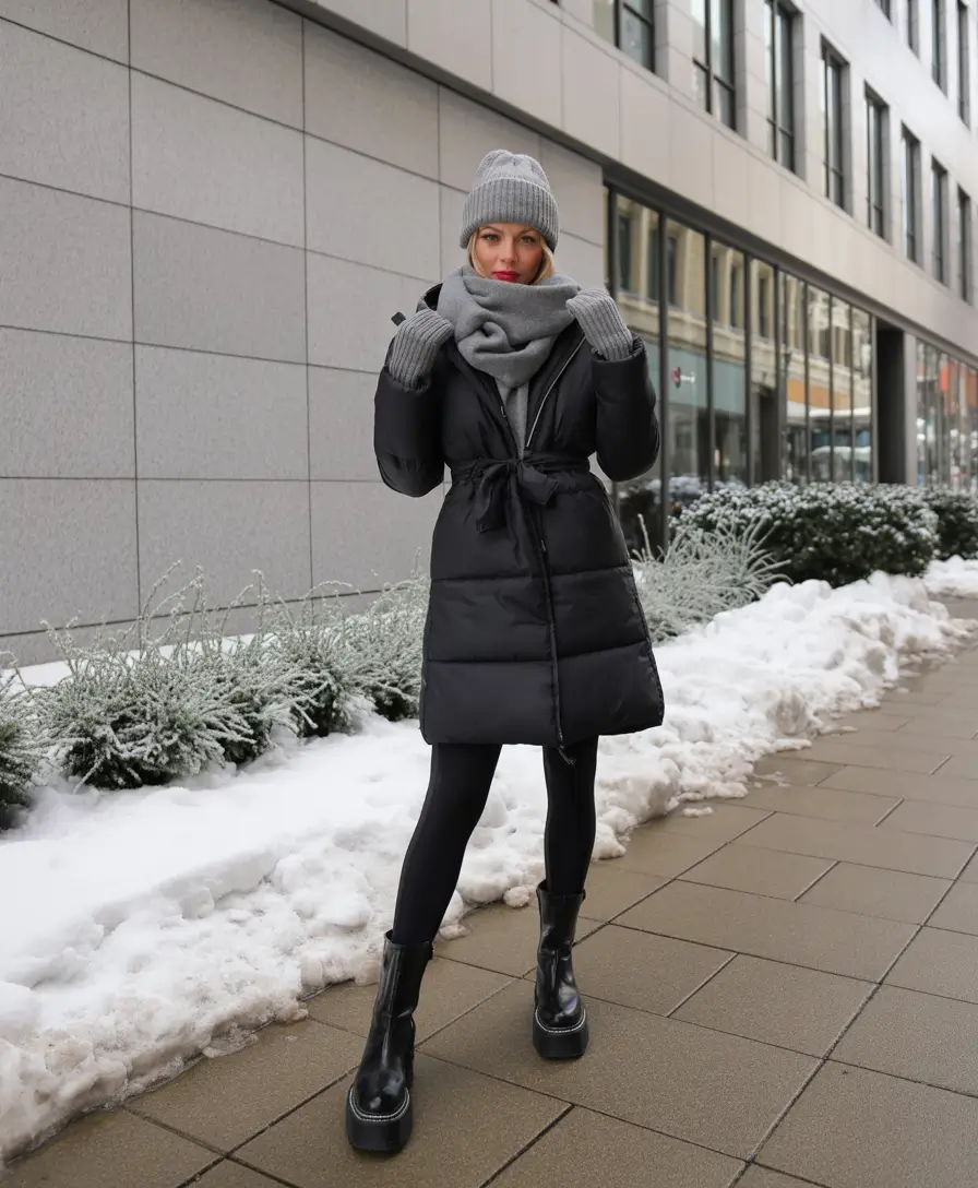 december outfits winter casual Snow-Ready Sophistication