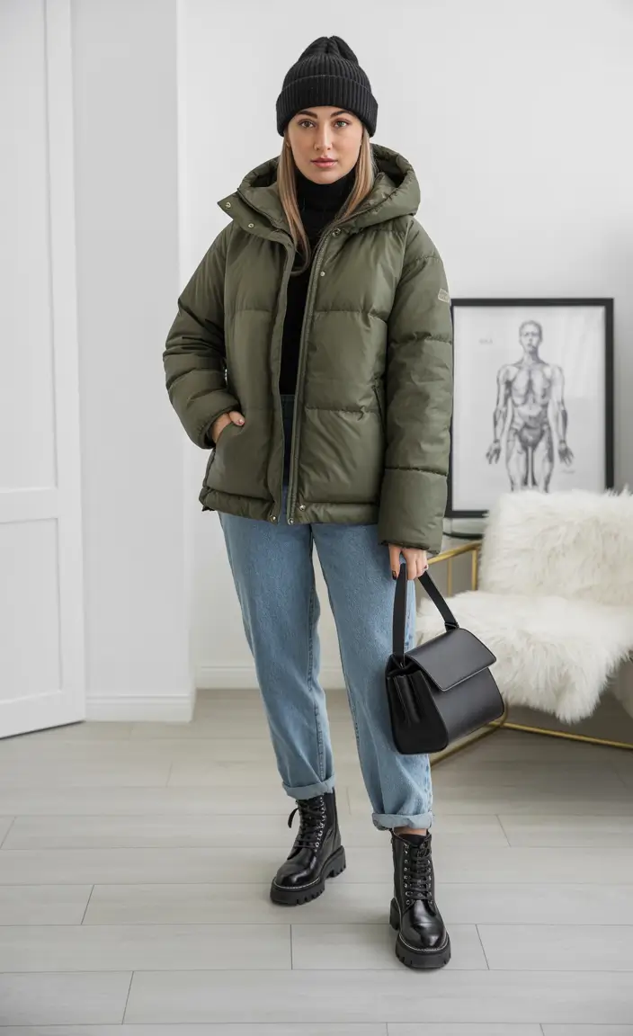 december casual work outfits Effortless Olive Utility