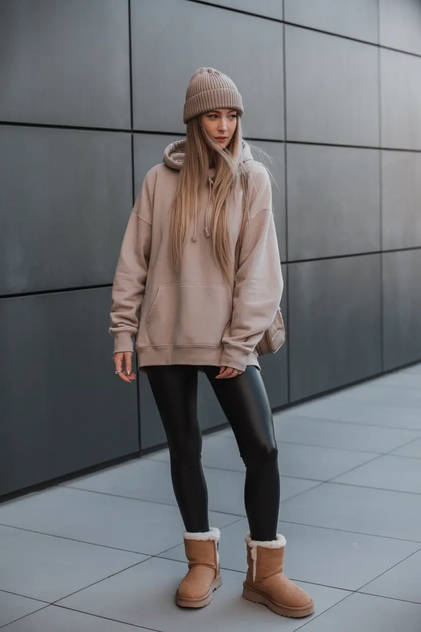 casual december outfits for women Cozy Chic in Oversized Proportions