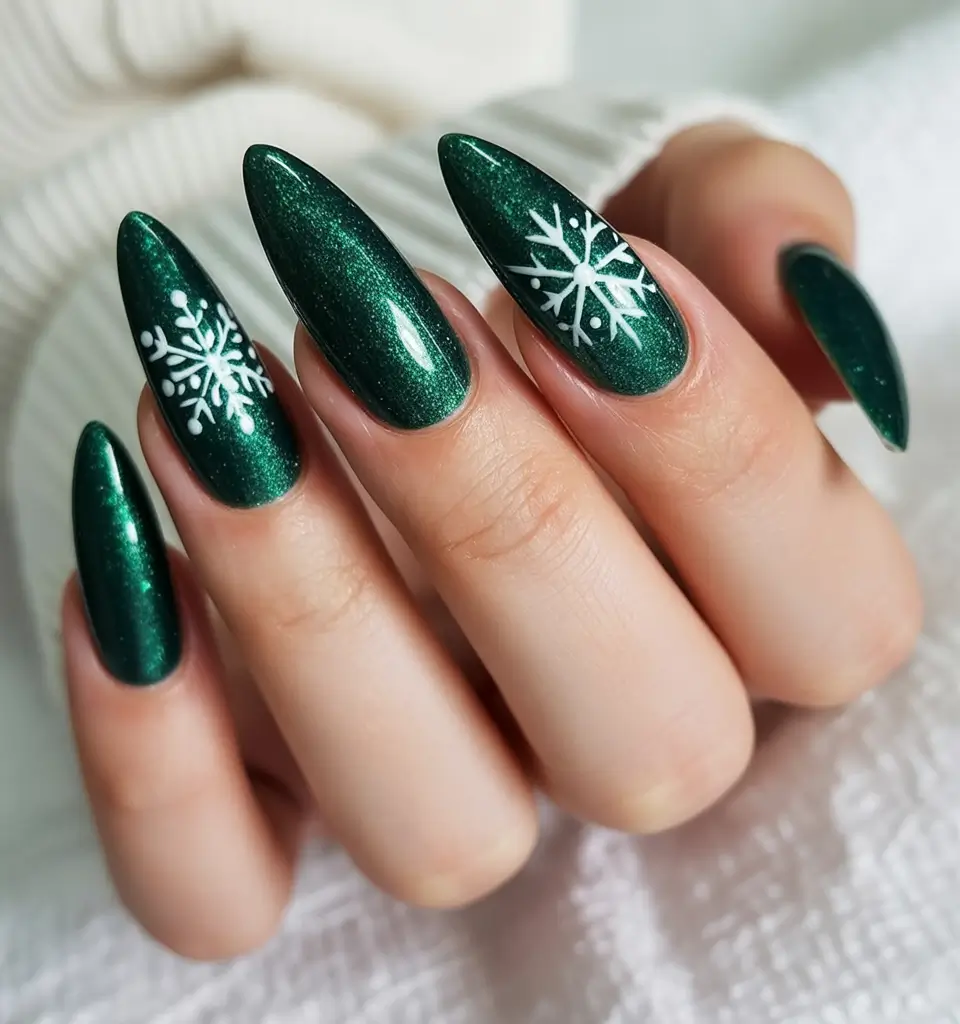 christmas nail colors dip powder Frosted Forest Magic