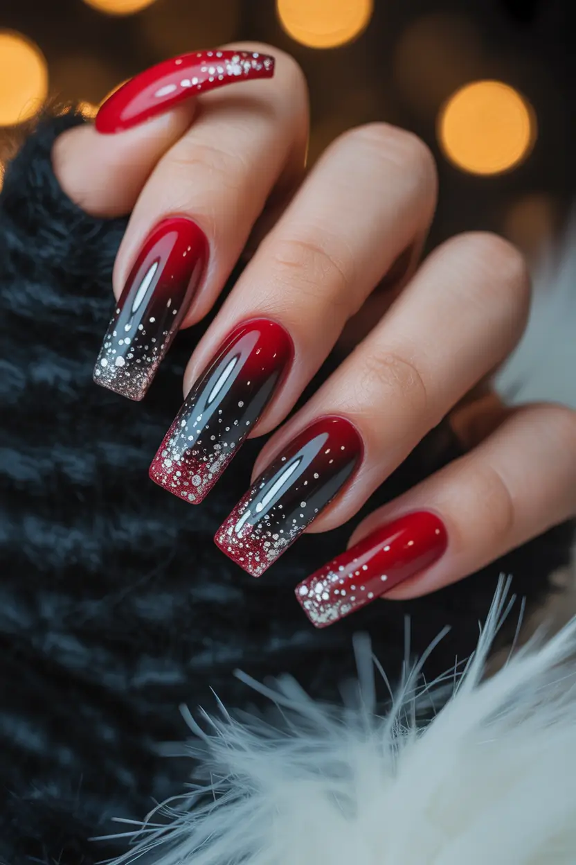 christmas-nails-acrylic-ideas-2025-Crimson-Nightfall-Glitter-Ombre