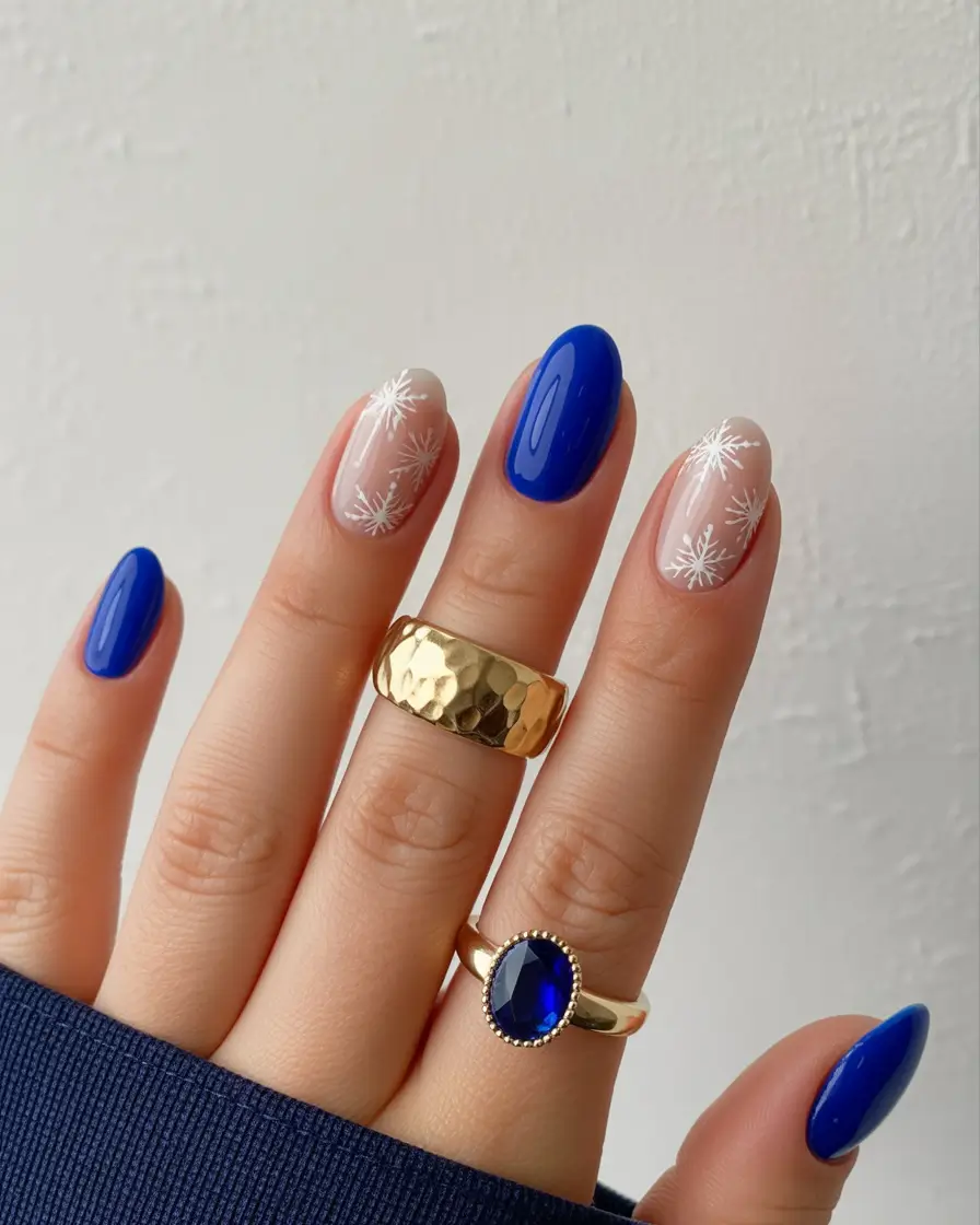 christmas-nails-acrylic-ideas-2025-Royal-Blue-Sparkle-Snow