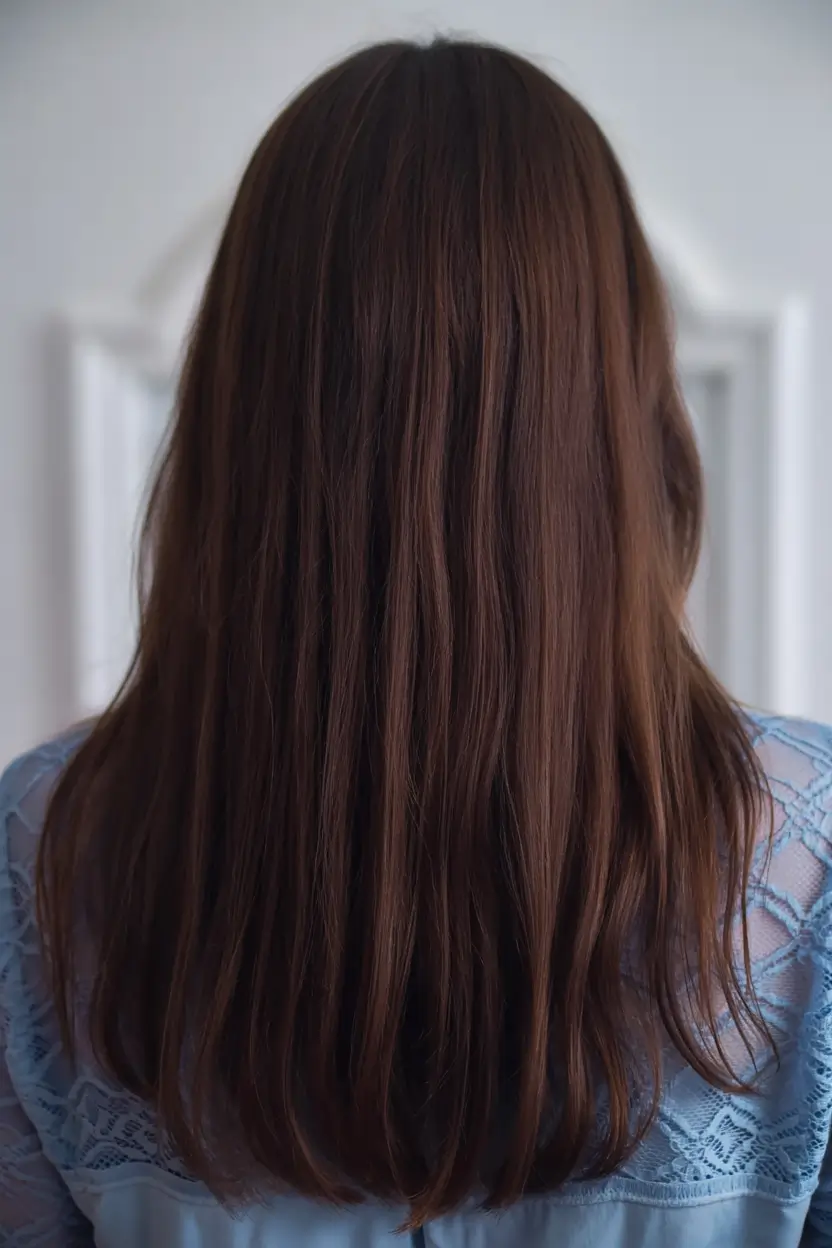 dark winter hair color ideas brunette Milk Chocolate Reflection