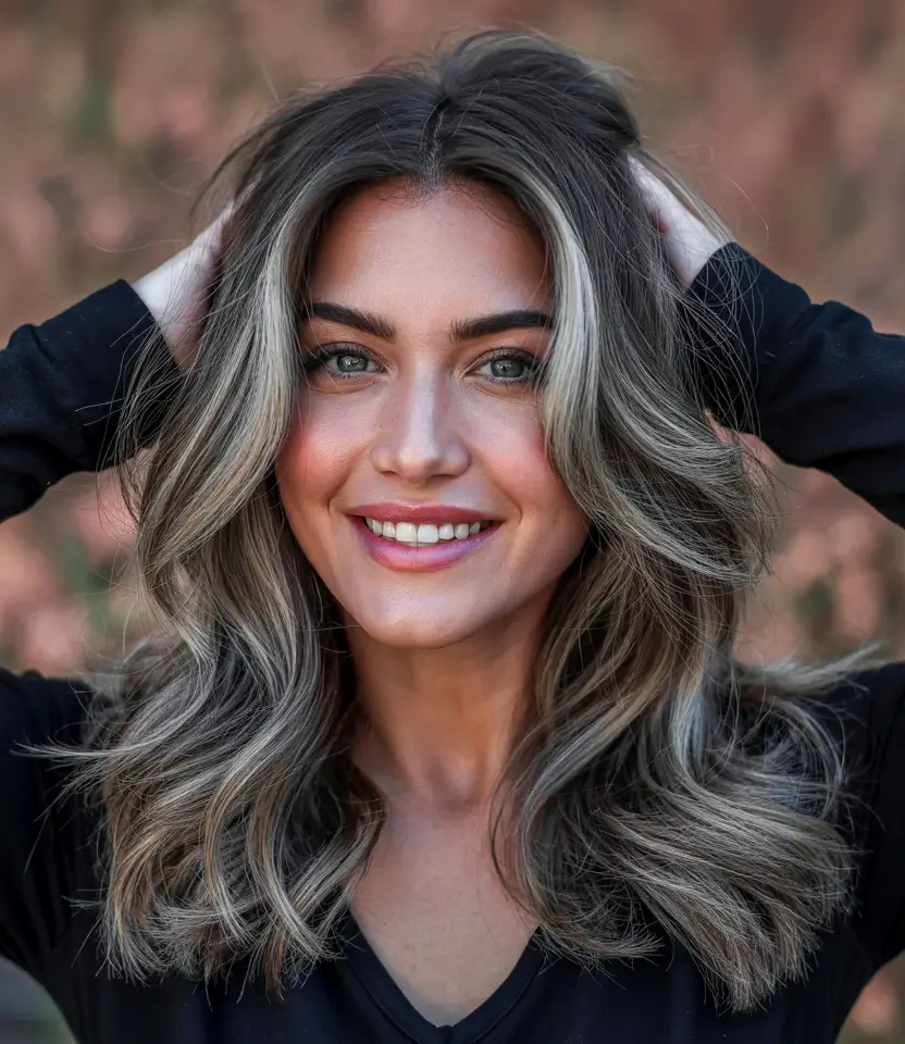 dark winter hair color blonde Smoky Blonde Dimension