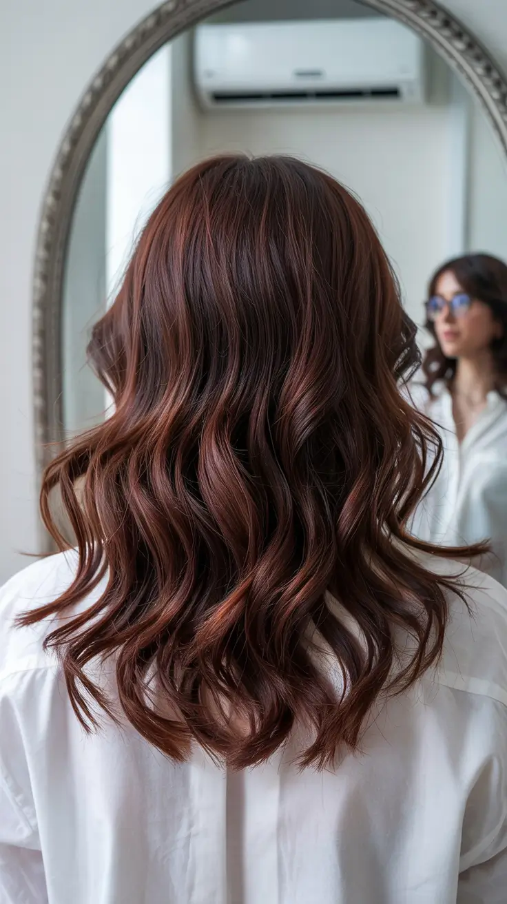 dark winter hair color red Red Velvet Dimension