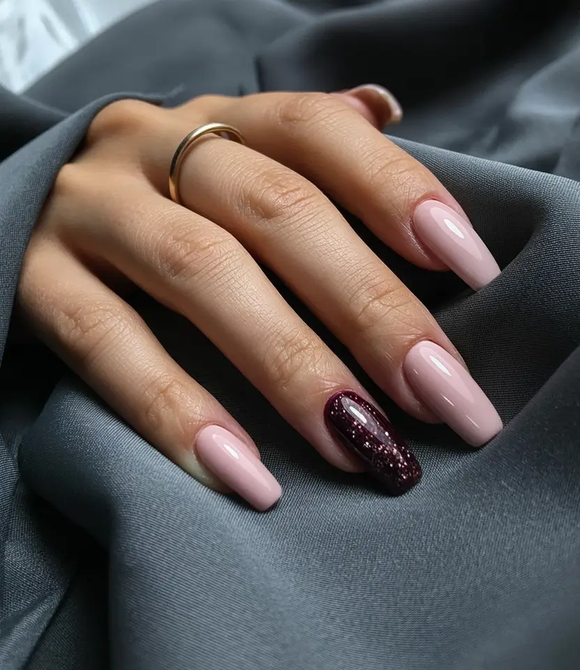 light pink nail colors shades Subtle Drama
