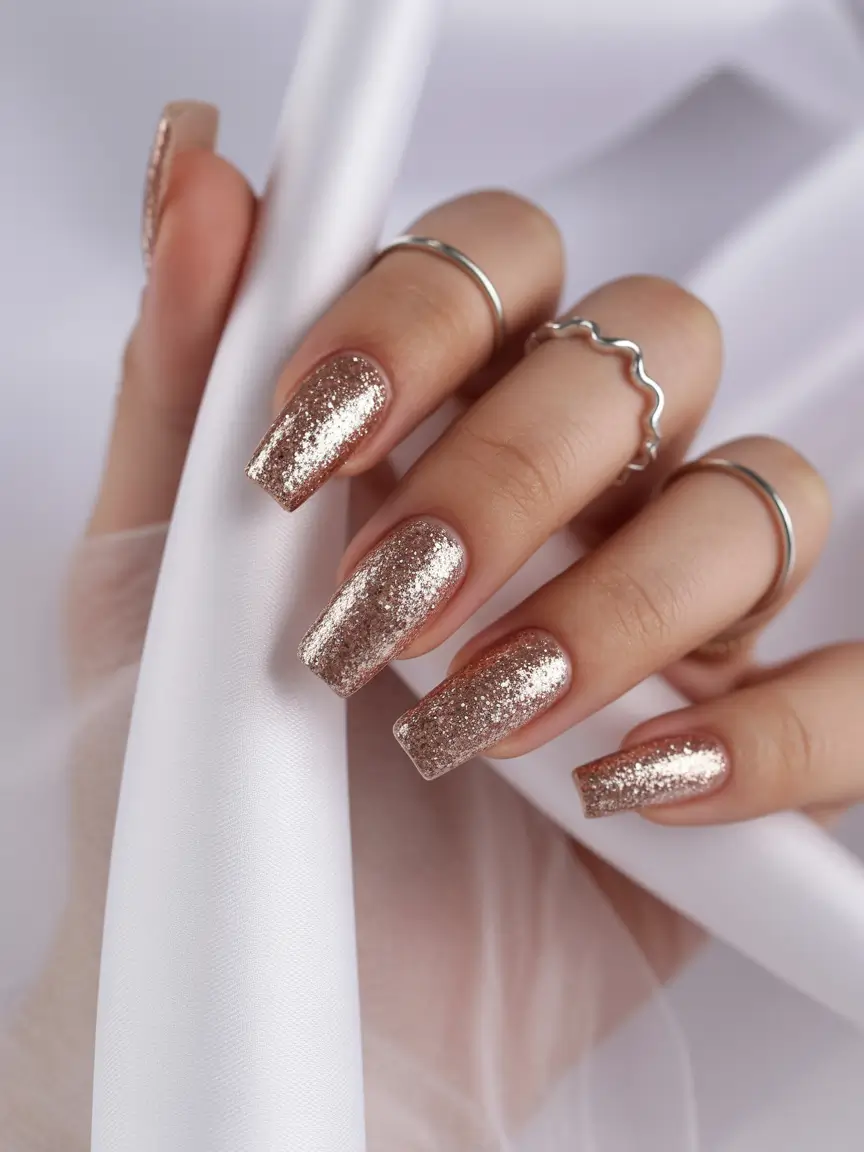 different brown nail colors shades Golden Glow