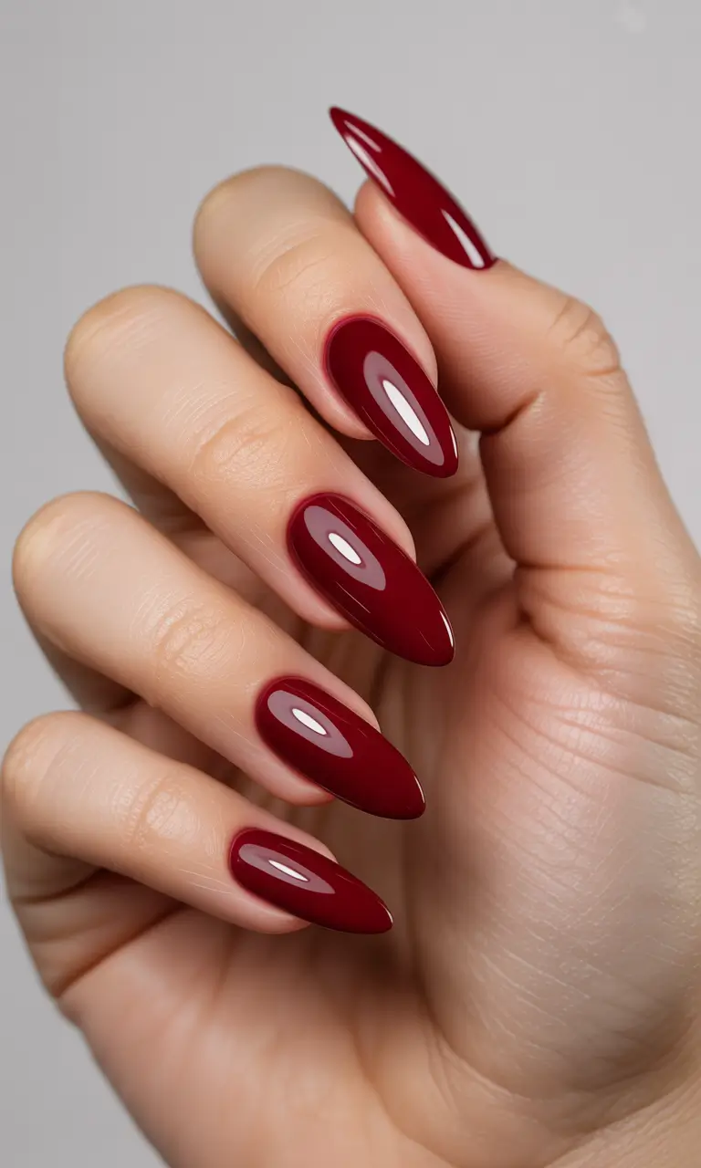 nail colors shades of red Cherry Luxe