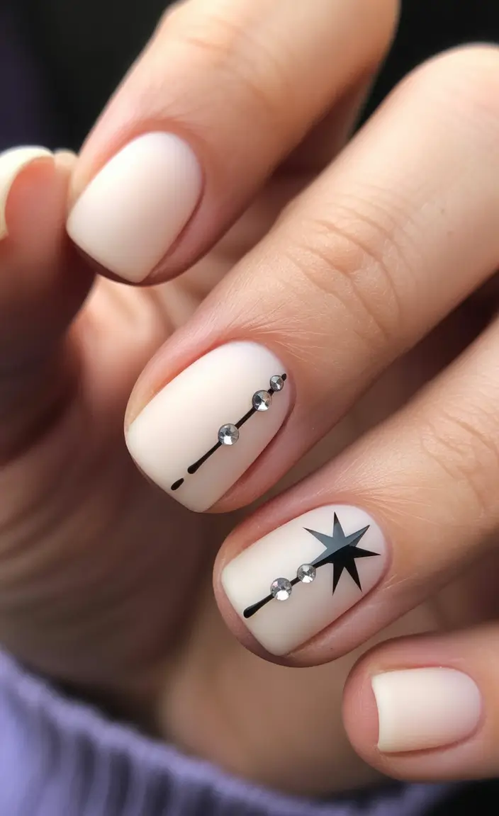 christmas nail designs 2025 Frosted Elegance