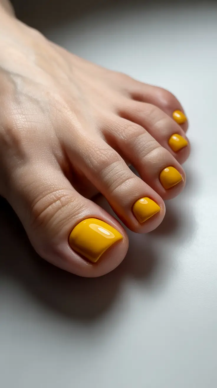 fall toe nail colors Golden Harvest Glow
